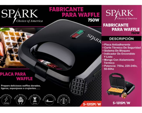 SANDWICHERA WAFFLE 750 W S-131SM/W