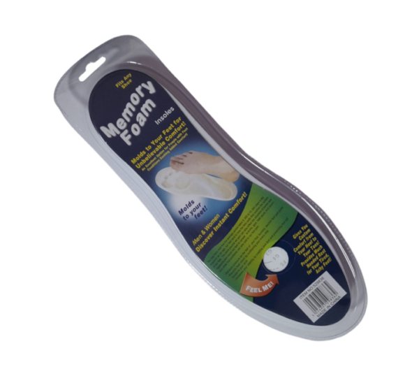 PLANTILLA DE VISCO CON EFECTO MEMORY FOAM INSOLE A-1001 - Imagen 2