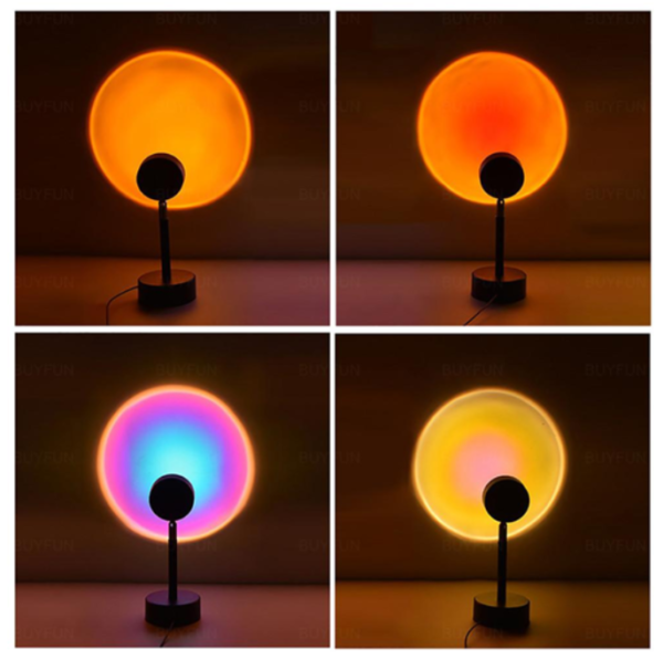 LÁMPARA DECORACIÓN CON LED. LÁMPARA ATARDECER – SUNSET LAMP A-39PL - Imagen 2