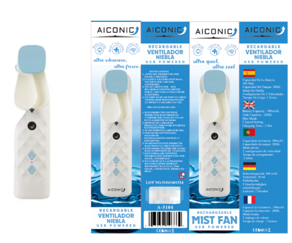 VENTILADOR MINI DE MANO  A-5104