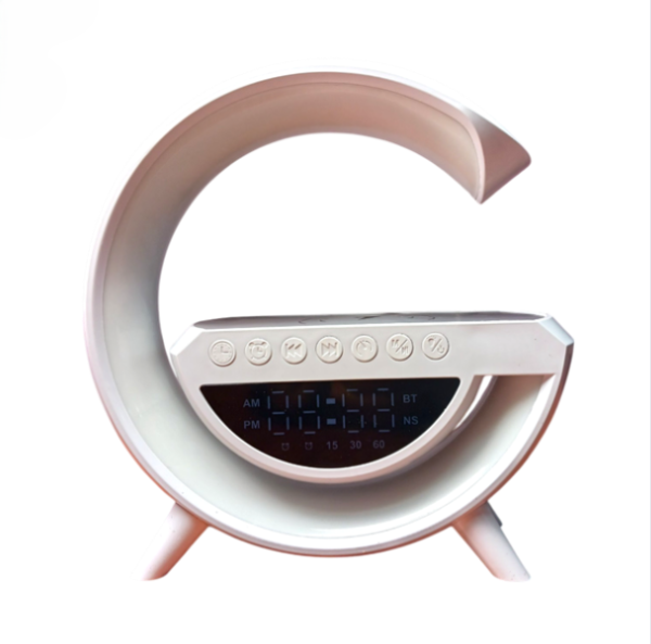 DESPERTADOR CARGADOR “G” BLUETOOTH POTENCIA DE 10 W BT-3401 - Imagen 2