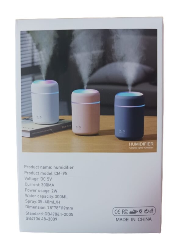 HUMIDIFICADOR CON LUZ LED CM-9S - Imagen 3