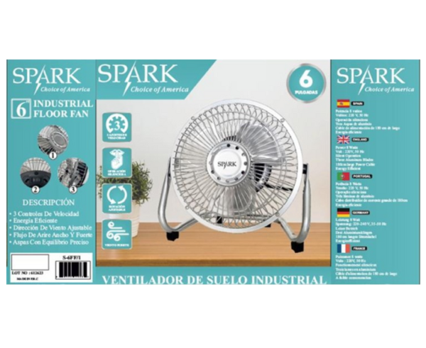 MINI VENTILADOR DE ESCRITORIO S-6FF/1