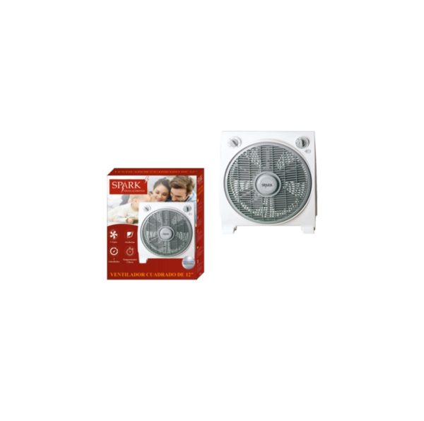 VENTILADOR CUADRADO LIGERO 12” S-12BF/1