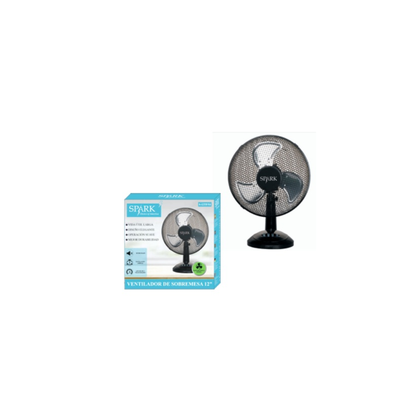 VENTILADOR DE SOBREMESA LIGERO DE 12” S-12TF/S1