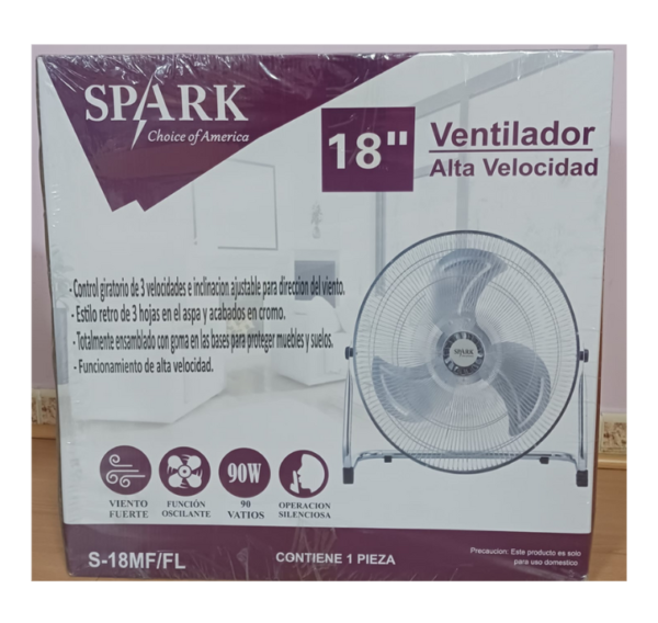 VENTILADOR DE SUELO 18” S-18MF/FL
