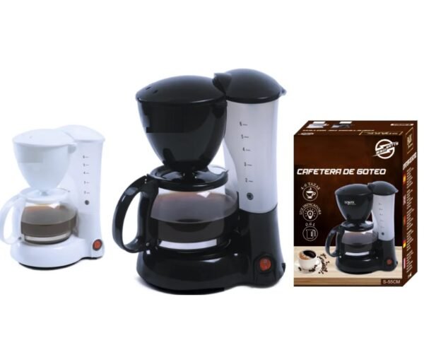 CAFETERA DE GOTEO. 0,6 L 4-6 TAZAS. S-55CM