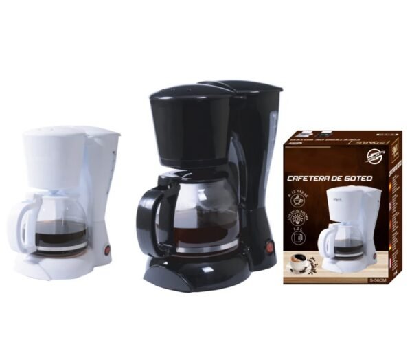 CAFETERA DE GOTEO. CAPACIDAD DE 1,2 L 8-12 TAZAS S-56CM