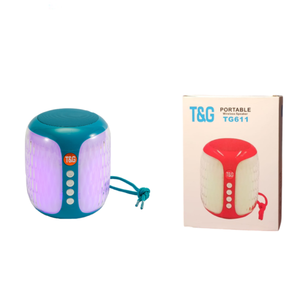 ALTAVOZ DE MUÑECA TRANSPARENTE Y DE COLORES TG-611