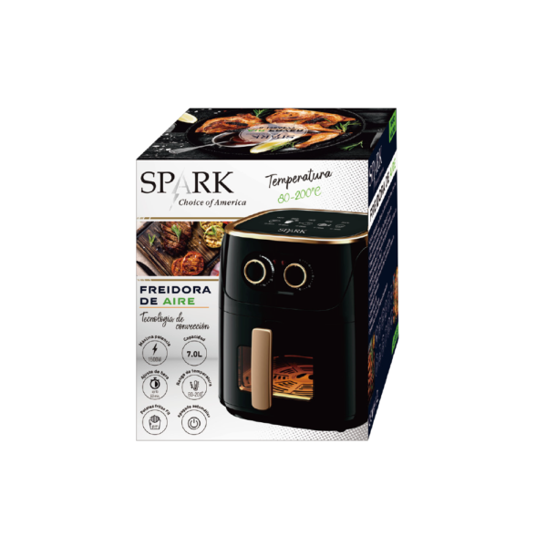 FREIDORA DE AIRE 1500W, 7L S-138AF/7 - Imagen 3