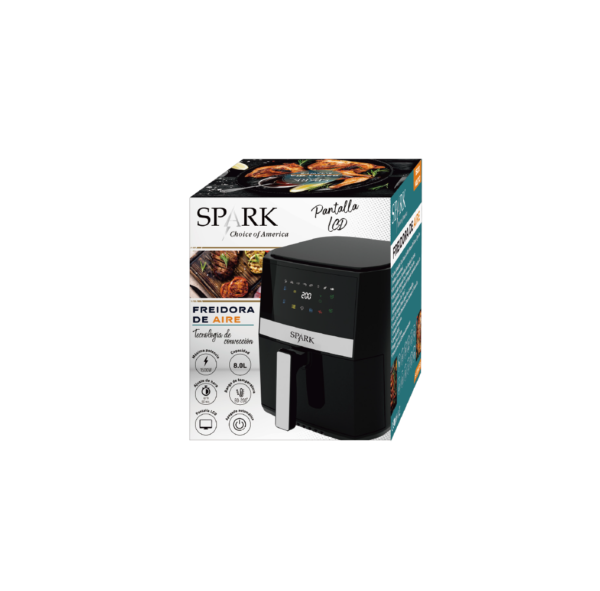FREIDORA DE AIRE DIGITAL 1500W, 8L S-139AF/8 - Imagen 3
